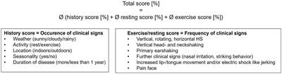 Application of the HRE-S to 140 horses with trigeminal-mediated headshaking and the association of clinical signs with diagnosis, therapy, and outcome